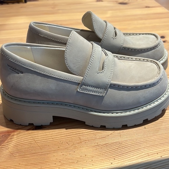 Anthropologie Vagabond Cosmo 2.0 Loafer in Beige/Sand NWOT JB - Picture 8 of 11